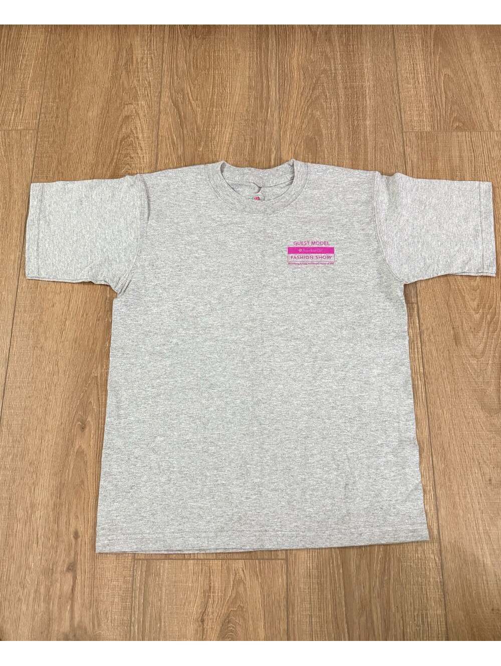 American Girl Fashion Show Guest Model Gray T-Shirt